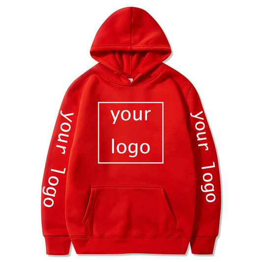 POD Graphic Printed Fleece Hoodie For Men And Women