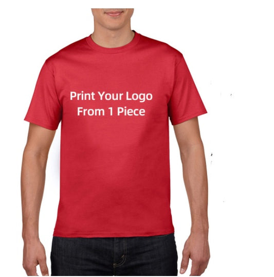 POD Cotton European And American Large Size Foreign Trade T Shirt