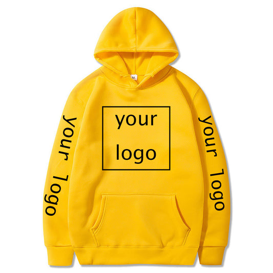 POD Graphic Printed Fleece Hoodie For Men And Women