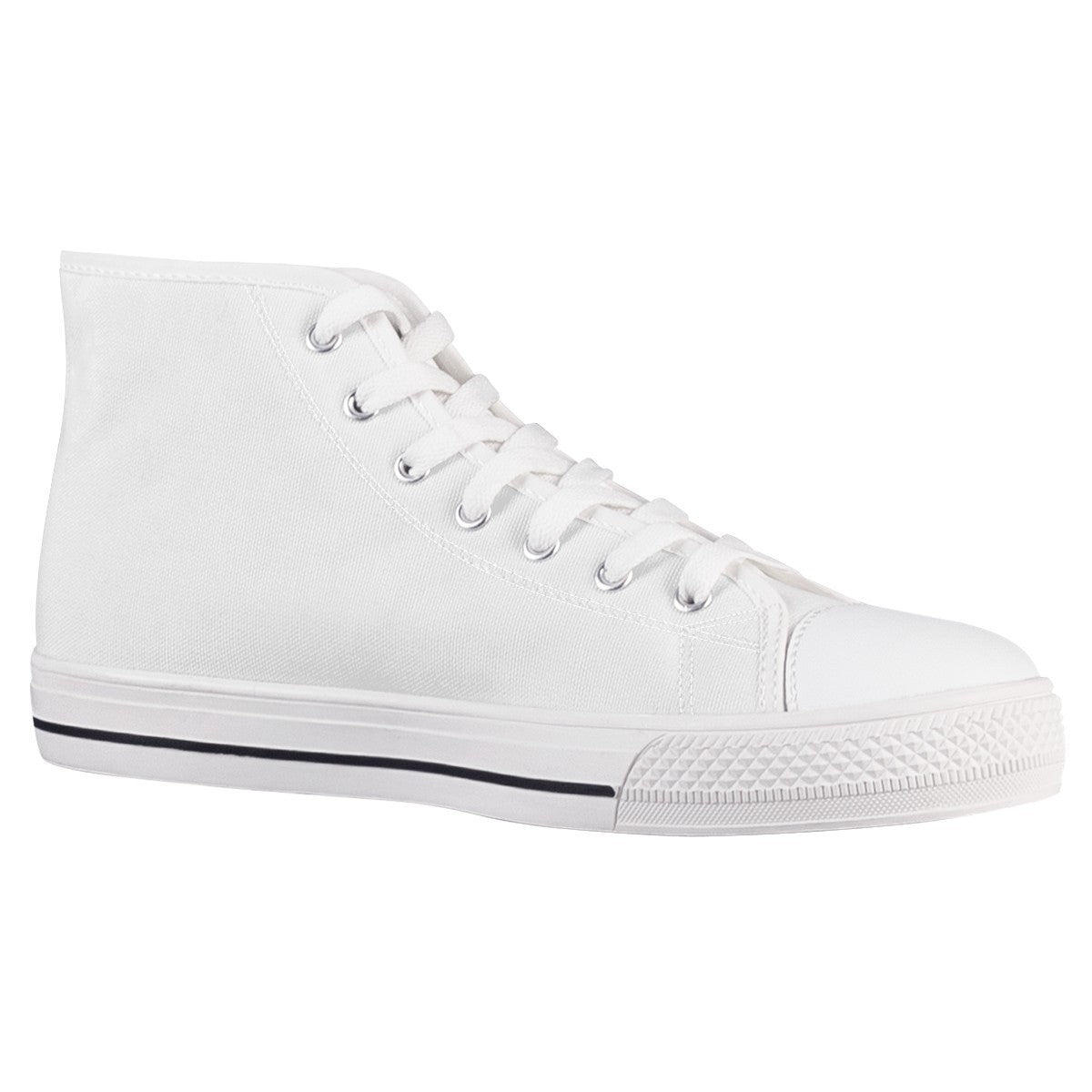 POD Customized Casual High Top Canvas Shoes