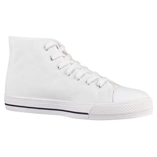 POD Customized Casual High Top Canvas Shoes