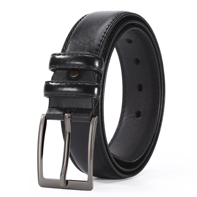 Fashion Men's Business Belt 2025 New Creative Gifts Belt Laser Logo Factory Wholesale