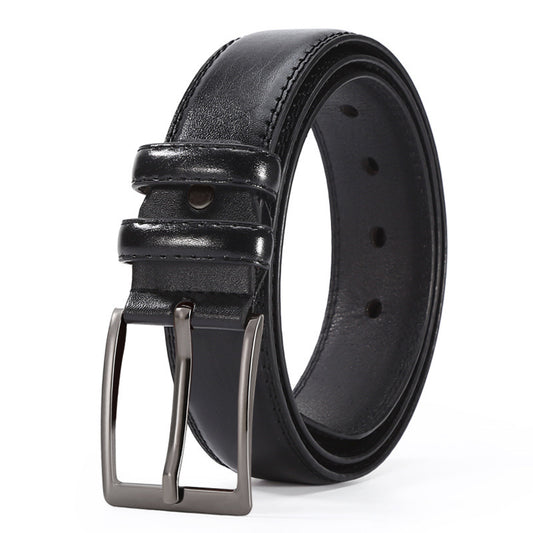 Fashion Men's Business Belt 2025 New Creative Gifts Belt Laser Logo Factory Wholesale