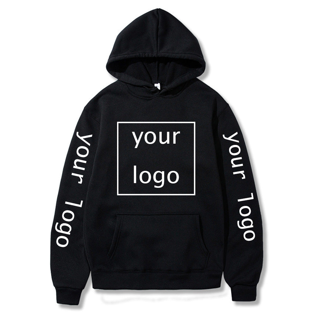 POD Graphic Printed Fleece Hoodie For Men And Women