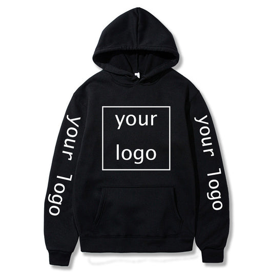 POD Graphic Printed Fleece Hoodie For Men And Women