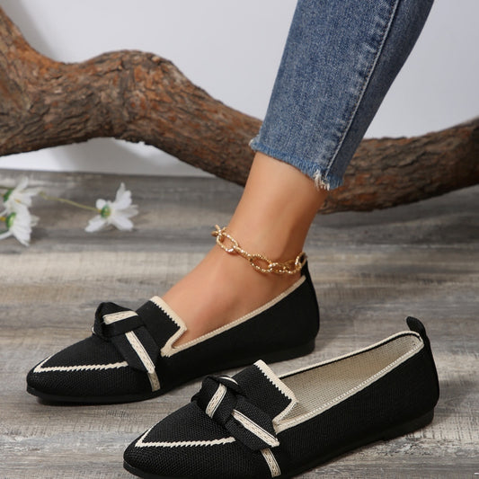 Ladies fashion flat pointed Shoes