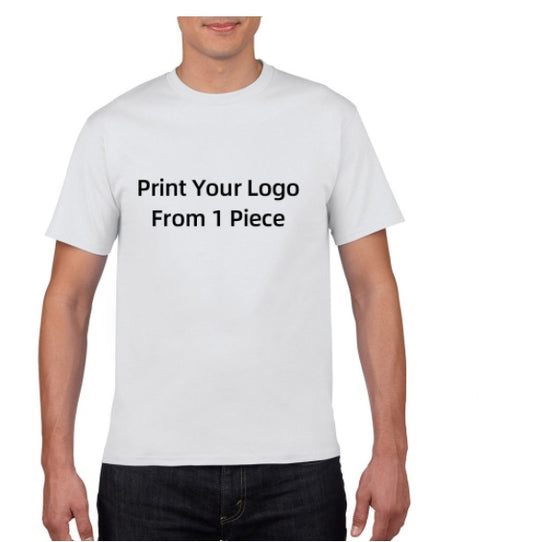 POD Cotton European And American Large Size Foreign Trade T Shirt