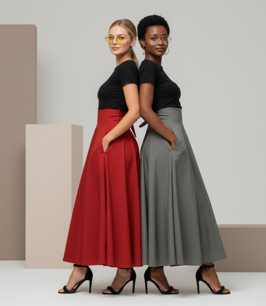 European Style Half Length Skirts Fashion Women