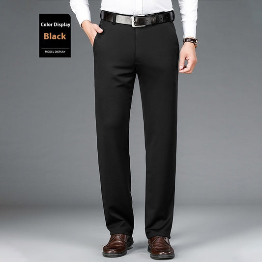 Brand New Business Suit Pants Men Ice Silk Casual Pants