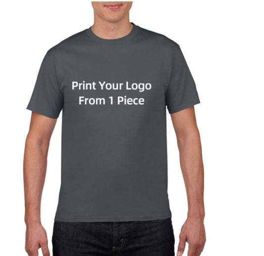 POD Cotton European And American Large Size Foreign Trade T Shirt