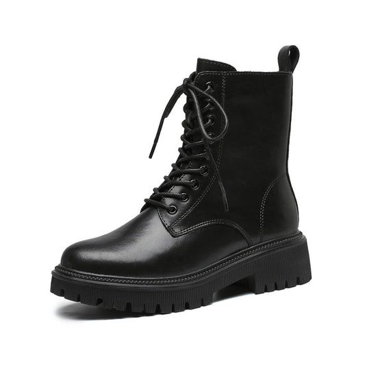 Height-increasing Martain Thick Bottom Hot Motorcycle Boots