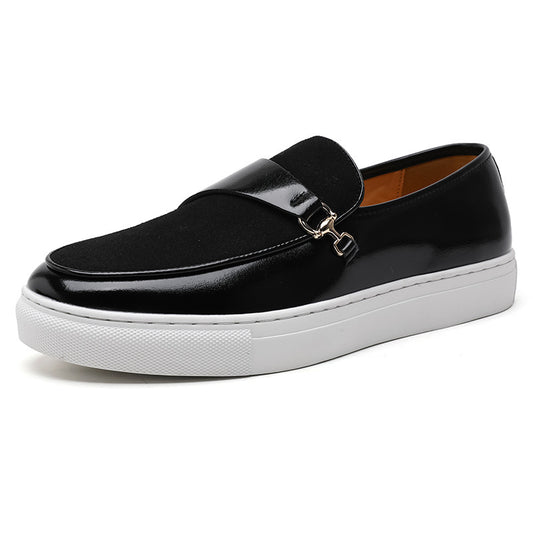 Business Leather Shoes Slip-on Casual Shoes Men