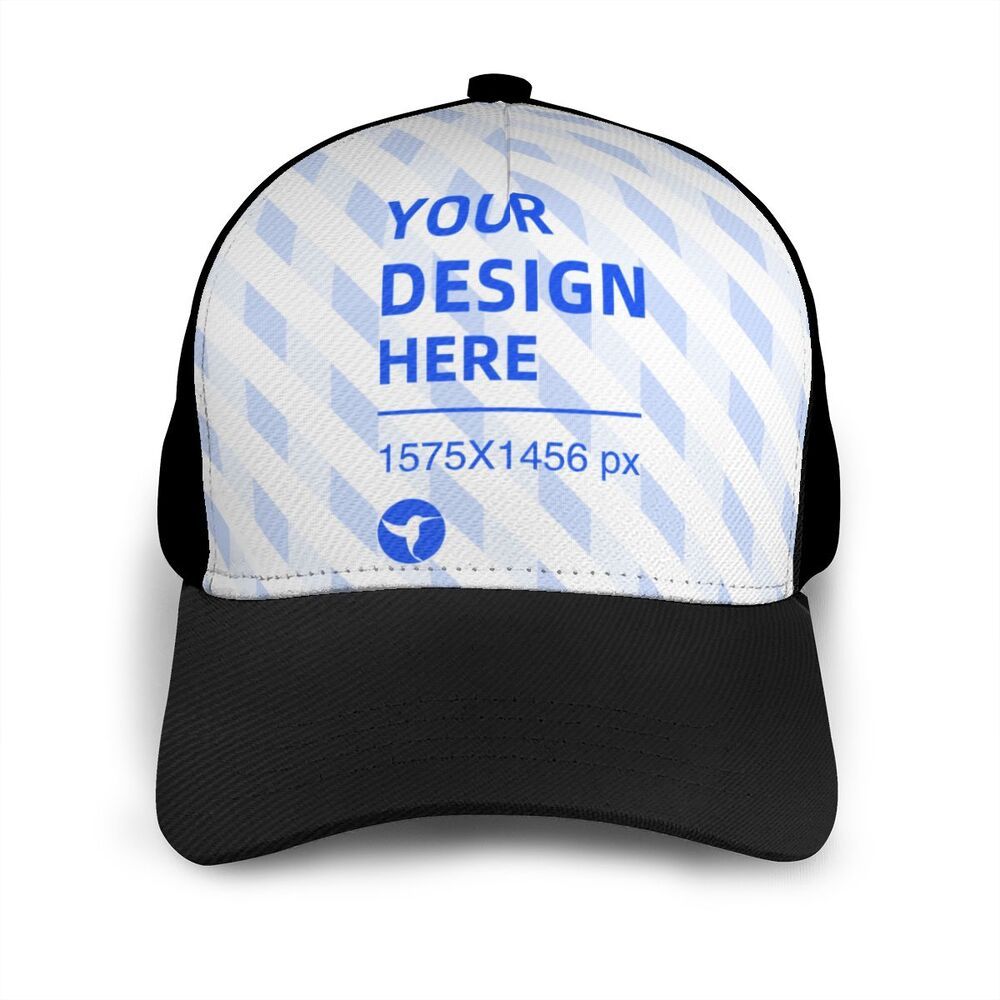 POD Sunscreen Stitching Curved Brim Baseball Hat