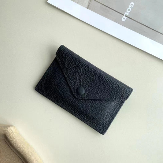 Custom  Small Wallet Fashion Luxury Personalize Name Envelope Card Holder Purse,  Gift