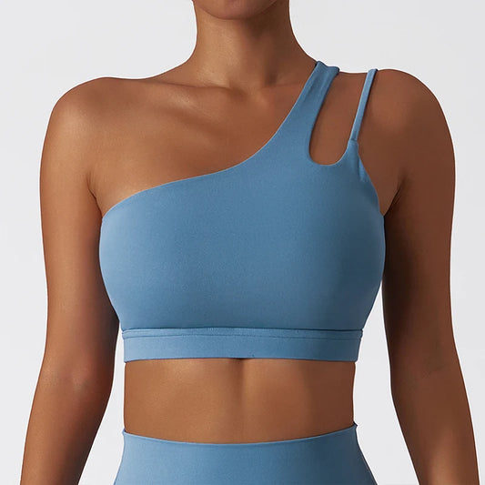 Women's Stretch Yoga Bra with Chest Pad - Versatile Sports Bra and Fitness Tank Top