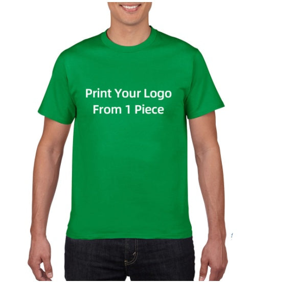 POD Cotton European And American Large Size Foreign Trade T Shirt