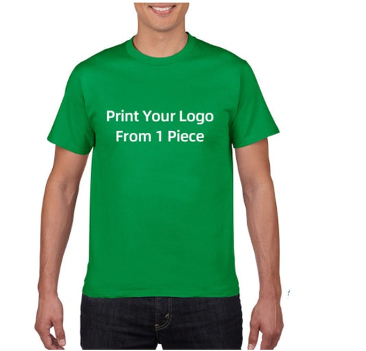 POD Cotton European And American Large Size Foreign Trade T Shirt