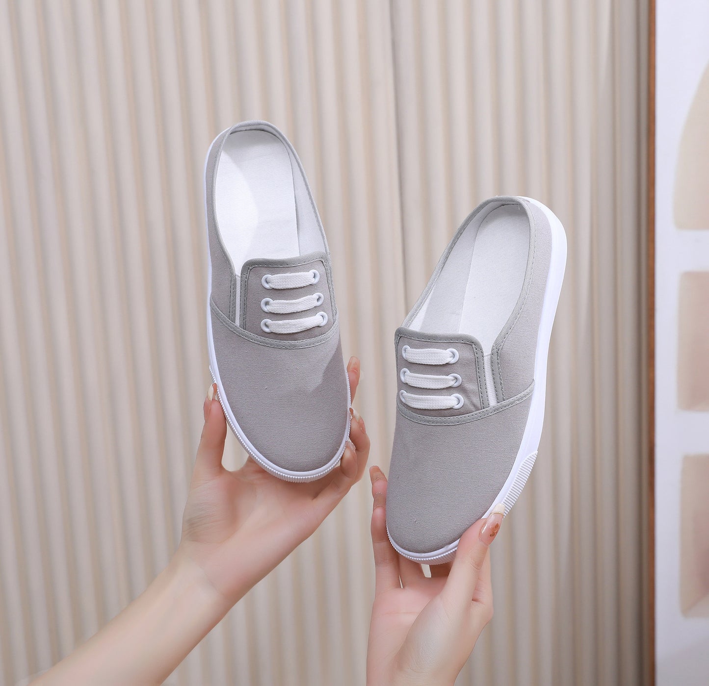 Slip-on Canvas Shoes Flat Men& Women