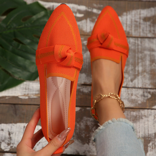 Ladies fashion flat pointed Shoes