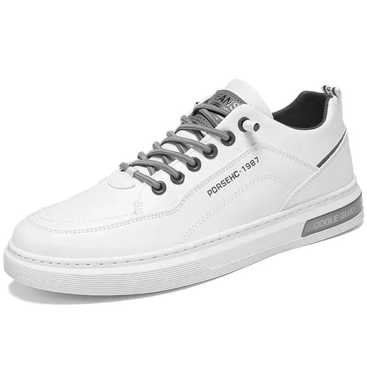 2025  Men shoes, Spring New Breathable White Shoes Men'S Sports and Leisure Board Shoes Trendy Shoes