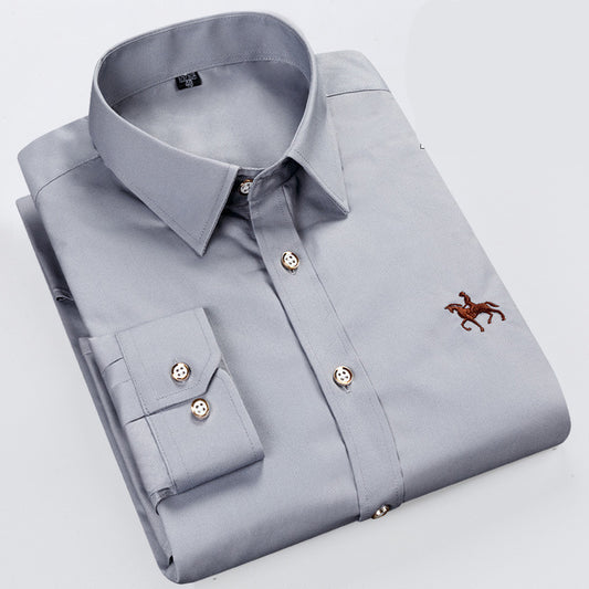Men Fashion Long Sleeve Shirt Casual