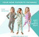 Girls Pajamas - Soft, Viscose from Bamboo Pjs for Kids - Matching, Long Sleeve Toddler Pajamas for Girls