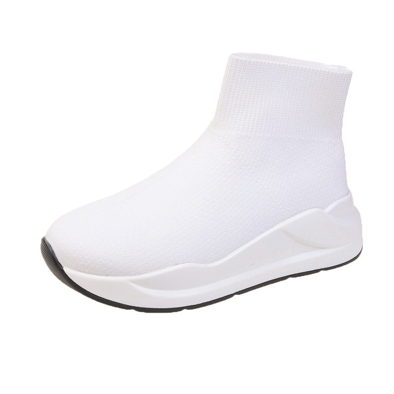 Unisex Thick Bottom Round Head Flying Socks Boots