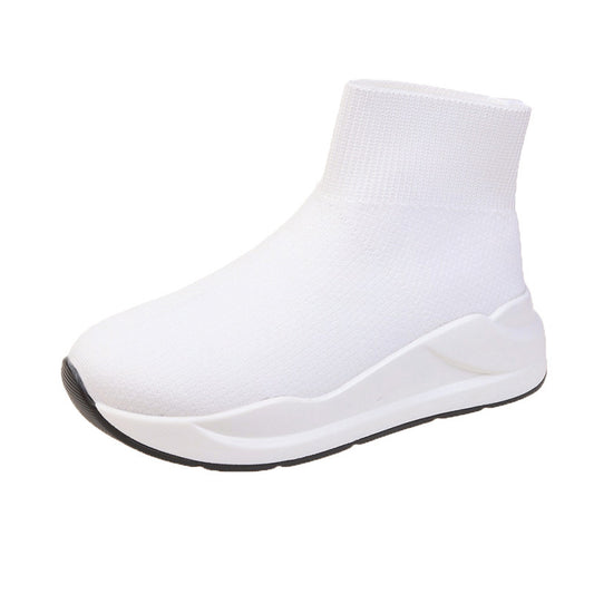 Unisex Thick Bottom Round Head Flying Socks Boots