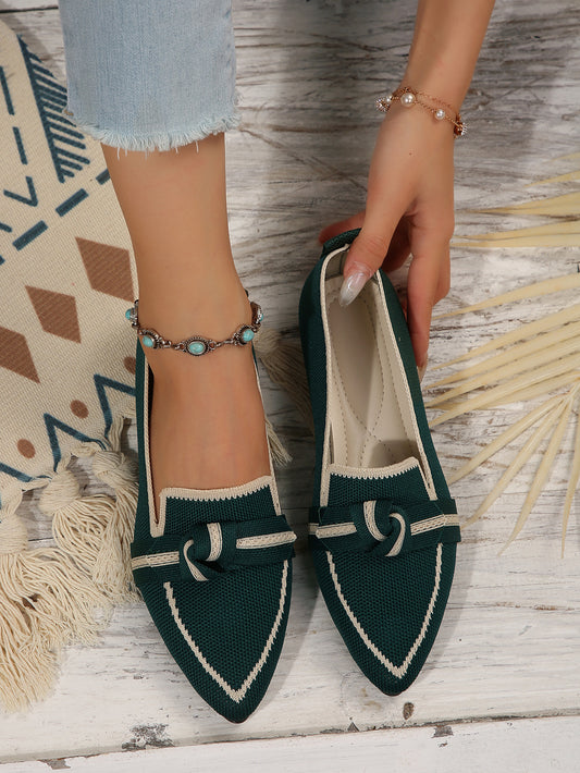 Ladies fashion flat pointed Shoes