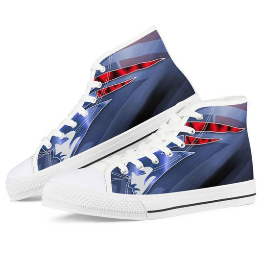 POD Customized Casual High Top Canvas Shoes