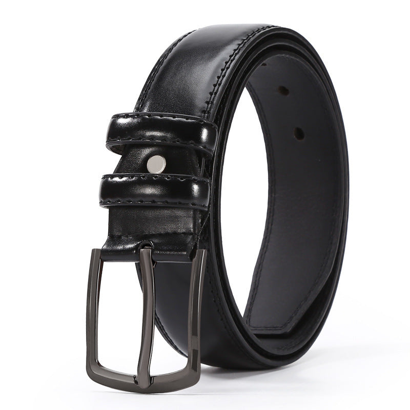 Fashion Men's Business Belt 2025 New Creative Gifts Belt Laser Logo Factory Wholesale