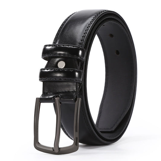 Fashion Men's Business Belt 2025 New Creative Gifts Belt Laser Logo Factory Wholesale