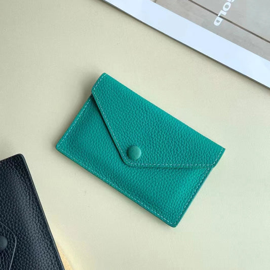 Custom  Small Wallet Fashion Luxury Personalize Name Envelope Card Holder Purse,  Gift