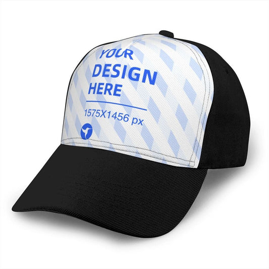 POD Sunscreen Stitching Curved Brim Baseball Hat