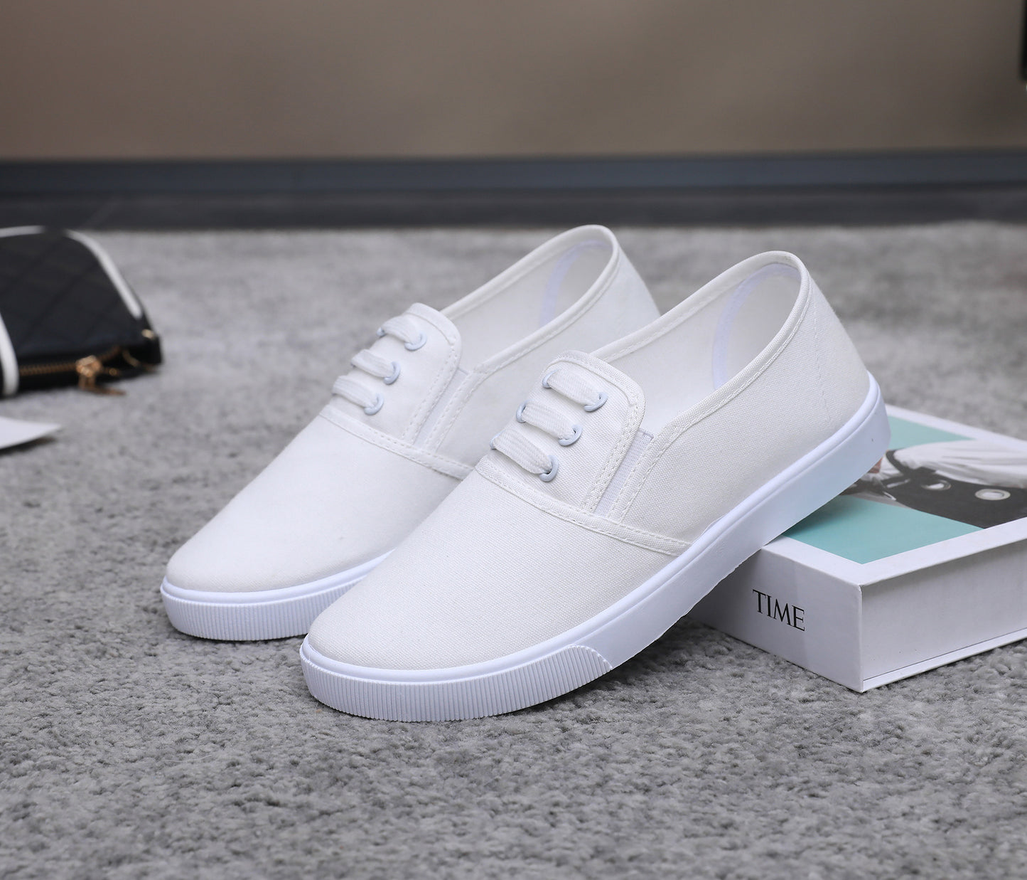 Slip-on Canvas Shoes Flat Men& Women