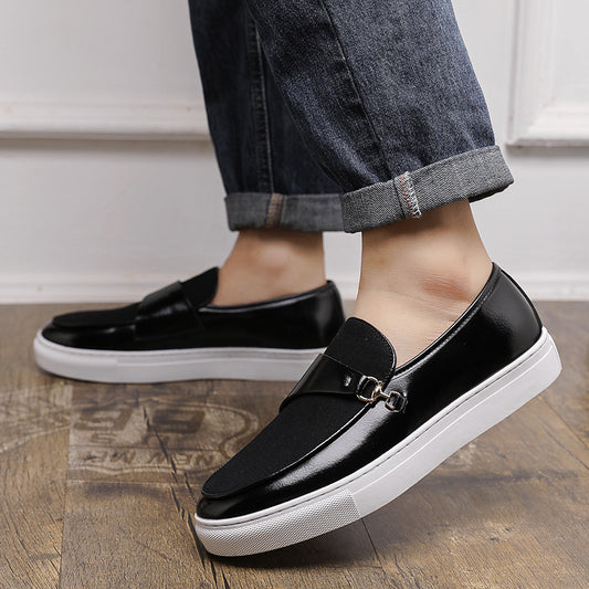 Business Leather Shoes Slip-on Casual Shoes Men