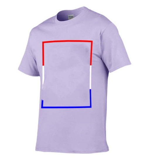 POD Cotton European And American Large Size Foreign Trade T Shirt