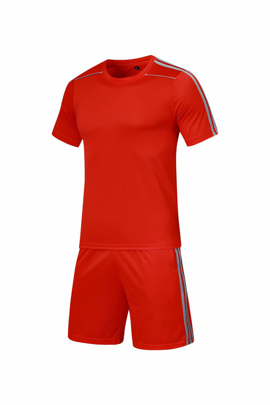 POD Men's And Women's Casual Short-sleeved Shorts Suit