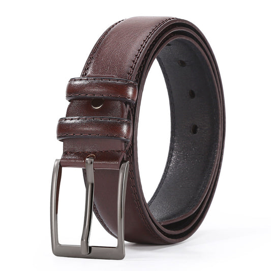 Fashion Men's Business Belt 2025 New Creative Gifts Belt Laser Logo Factory Wholesale