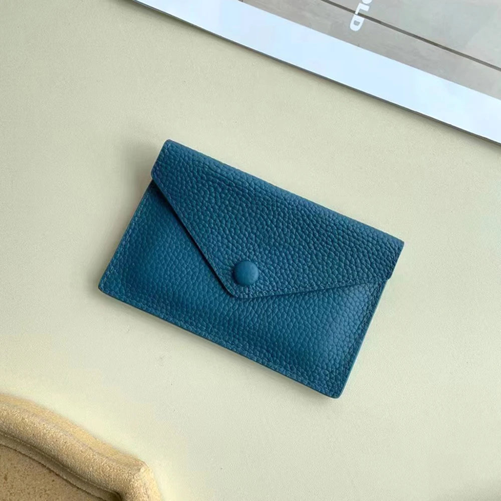 Custom  Small Wallet Fashion Luxury Personalize Name Envelope Card Holder Purse,  Gift